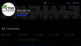 What Activetv.universenetwork.tv website looked like in 2018 (6 years ago)