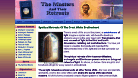 What Ascendedmastersspiritualretreats.org website looked like in 2018 (6 years ago)