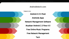 What Androidstech.com website looked like in 2018 (6 years ago)