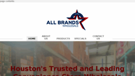 What Allbrandswholesale.com website looked like in 2018 (6 years ago)