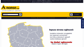 What Anonse24.pl website looked like in 2018 (6 years ago)