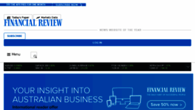 What Afr.com.au website looked like in 2018 (6 years ago)