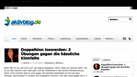 What Aktivblog.de website looked like in 2018 (6 years ago)