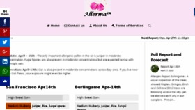What Allerma.com website looked like in 2018 (6 years ago)