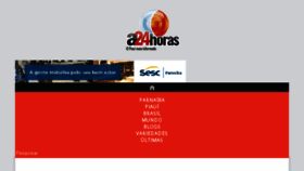 What A24horas.com website looked like in 2018 (6 years ago)