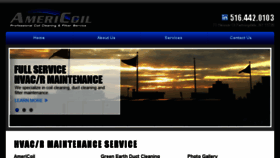 What Americoil.co website looked like in 2018 (6 years ago)