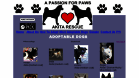 What Apassionforpaws.org website looked like in 2018 (6 years ago)