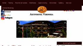 What Aktivhotel-veronika.at website looked like in 2018 (6 years ago)