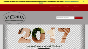 What Ascoria-creations.fr website looked like in 2018 (6 years ago)