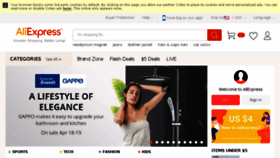 What Aliexpress.fr website looked like in 2018 (7 years ago)