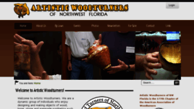 What Artisticwoodturners.org website looked like in 2018 (6 years ago)