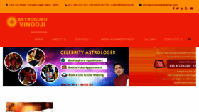 What Astroguruvinodji.com website looked like in 2018 (6 years ago)