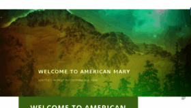 What Americanmarywa.com website looked like in 2018 (6 years ago)