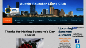 What Austindowntownlions.org website looked like in 2018 (6 years ago)