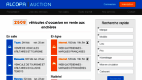What Alcopa-auction.fr website looked like in 2018 (6 years ago)