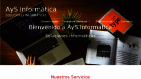 What Aysinformatica.com website looked like in 2018 (6 years ago)