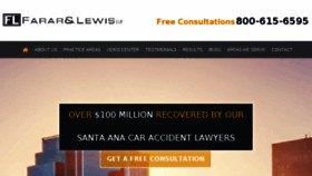 What Autoaccidentattorneysantaana.com website looked like in 2018 (6 years ago)