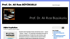 What Alirizabuyukuslu.com website looked like in 2018 (6 years ago)