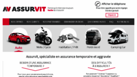 What Assurvit.fr website looked like in 2018 (6 years ago)