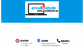 What Arvutitehnik.ee website looked like in 2018 (6 years ago)