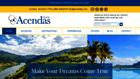 What Acendasvacations.com website looked like in 2018 (6 years ago)