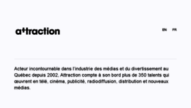 What Attraction.ca website looked like in 2018 (7 years ago)