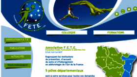 What Assofete.fr website looked like in 2018 (6 years ago)