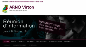 What Arno-virton.be website looked like in 2018 (6 years ago)