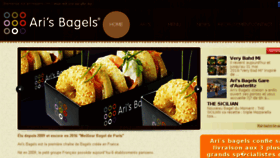 What Arisbagels.com website looked like in 2018 (6 years ago)