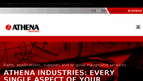 What Athena.industries website looked like in 2018 (6 years ago)