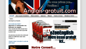 What Anglais-gratuit.com website looked like in 2018 (6 years ago)