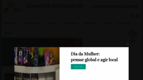 What Aventuradeconstruir.org.br website looked like in 2018 (6 years ago)