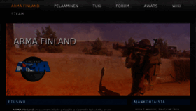 What Armafinland.fi website looked like in 2018 (6 years ago)