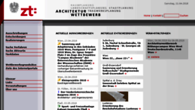 What Architekturwettbewerb.at website looked like in 2018 (6 years ago)