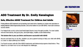 What Add-treatment.com website looked like in 2018 (6 years ago)