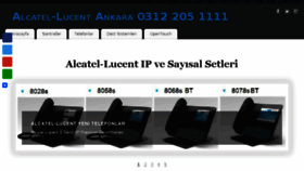 What Alcatel-ankara.com website looked like in 2018 (6 years ago)