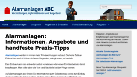 What Alarmanlagen-abc.de website looked like in 2018 (6 years ago)