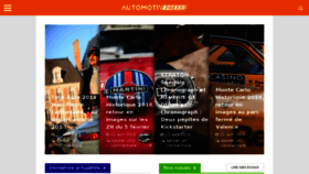 What Automotivpress.fr website looked like in 2018 (6 years ago)