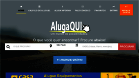 What Aluga.com.br website looked like in 2018 (7 years ago)