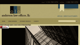 What Andersonlawoffices.net website looked like in 2018 (6 years ago)