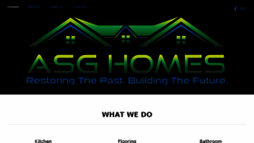 What Asghomes.ca website looked like in 2018 (6 years ago)