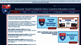 What Ayfcoaching.com website looked like in 2018 (6 years ago)