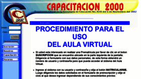What Aula.capacitacion2000.edu.co website looked like in 2018 (6 years ago)