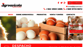 What Agroavicola.cl website looked like in 2018 (6 years ago)