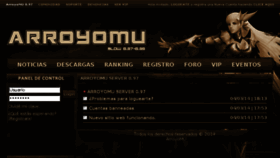 What Arroyomu.net website looked like in 2018 (6 years ago)
