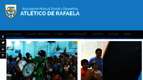 What Atleticorafaela.com.ar website looked like in 2018 (6 years ago)
