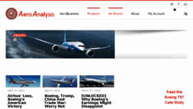 What Aeroanalysis.net website looked like in 2018 (6 years ago)