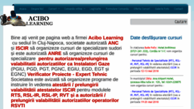 What Acibo.ro website looked like in 2018 (6 years ago)