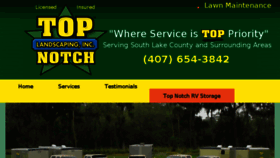 What Atopnotchlawn.com website looked like in 2018 (6 years ago)