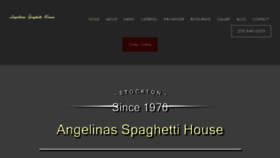 What Angelinas.com website looked like in 2018 (6 years ago)